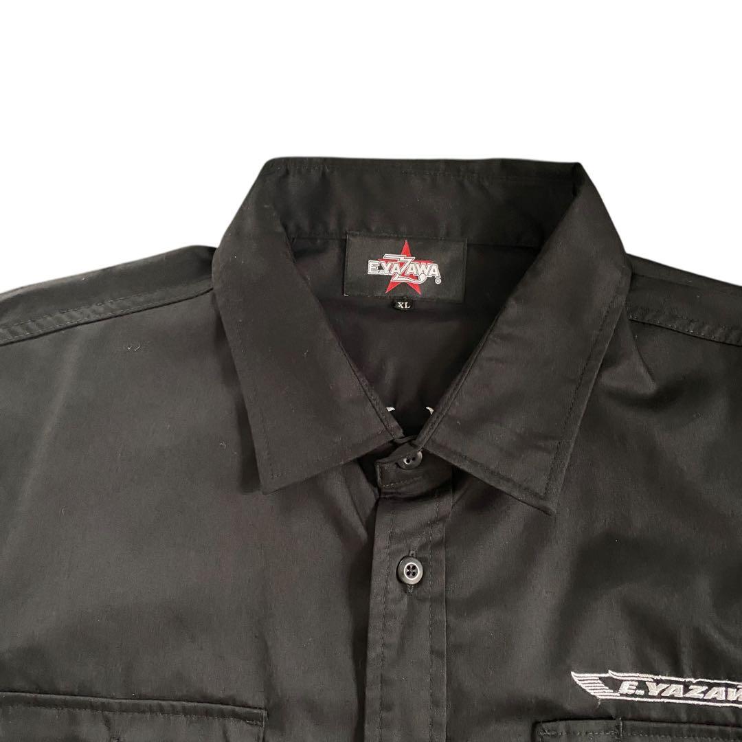 極美品 未使用品 矢沢永吉 E.YAZAWA 公式 ワークシャツ 刺繍 XL - メルカリ