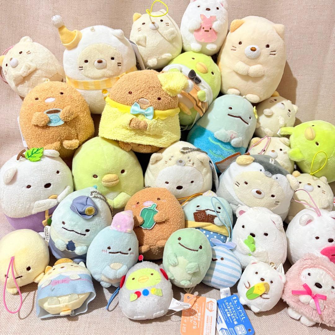 すみっコぐらし　ぬいぐるみ　キーホルダー　ストラップ　てのり　まとめ売り すみっコぐらし ぬいぐるみ キーホルダー ストラップ まとめ売り
