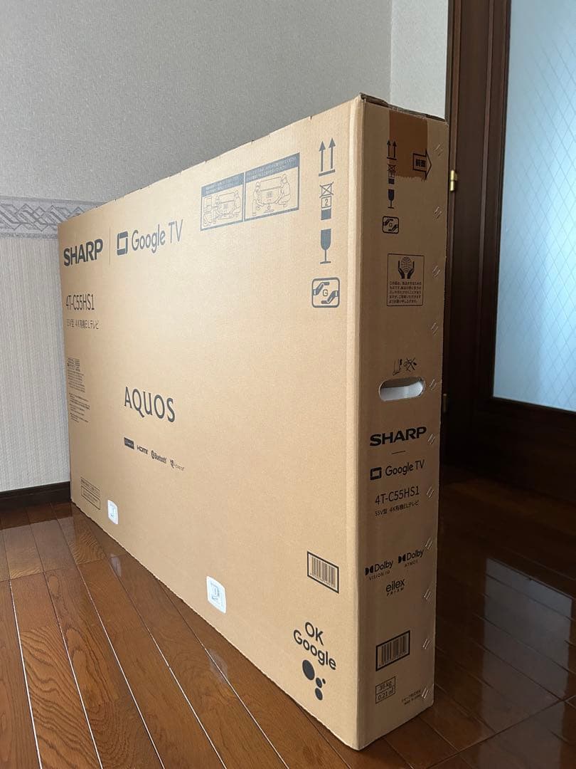 SHARP AQUOS 4k有機ELテレビ　4T-C55HS1 55インチ