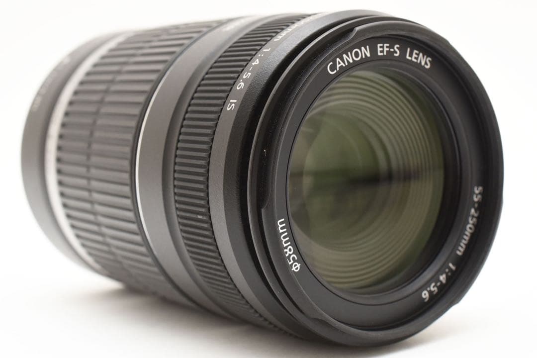 美品　Canon EF-S 55-250mm IS ズームレンズ キャノン 望遠