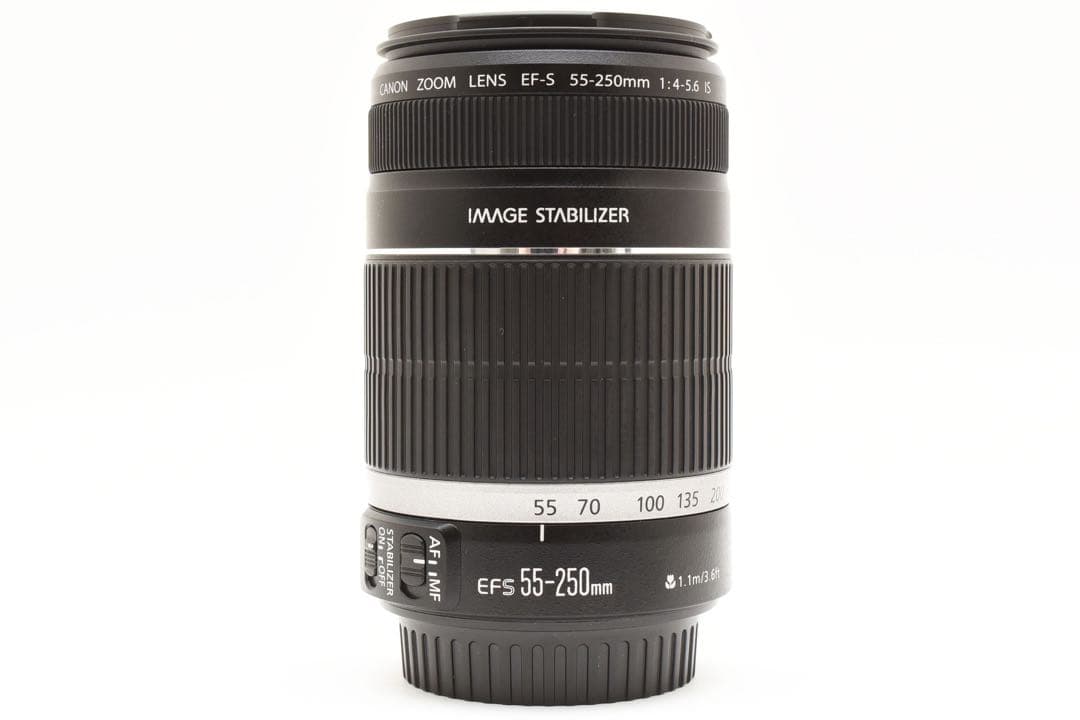 美品　Canon EF-S 55-250mm IS ズームレンズ キャノン 望遠