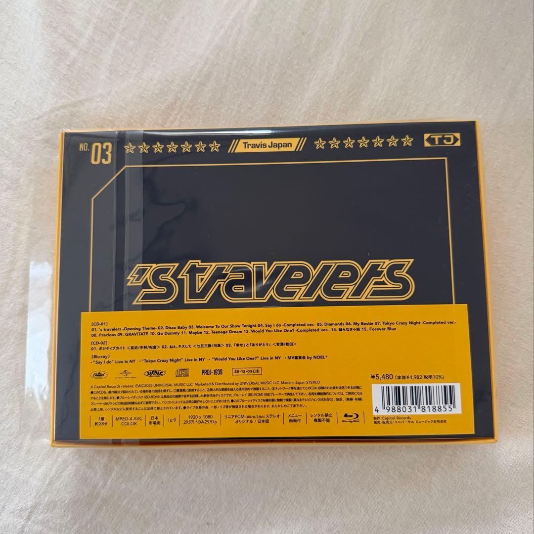 Blu-ray】FC盤 's travelers Travis Japan - メルカリ
