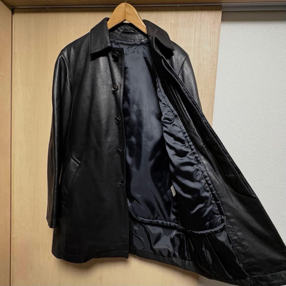 ヒロ様専用✨ユナイテッドアローズ レザーステンカラーコート 羊革