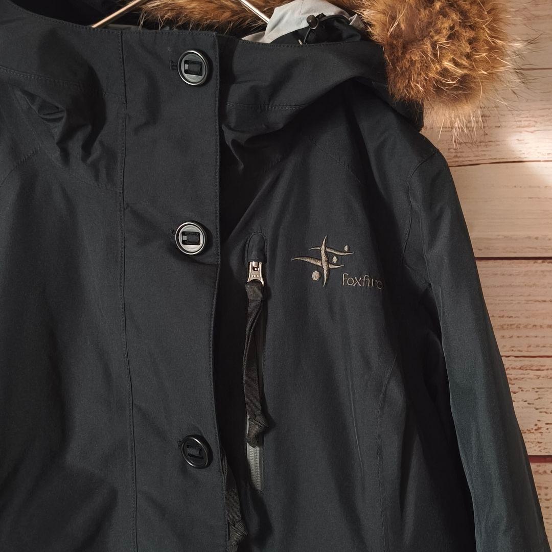 【クリーニング済】Foxfire ゴアテックス ダウンジャケット ファー付 S Foxfire（フォックスファイヤー） ダウンジャケット ダウン サーモ
