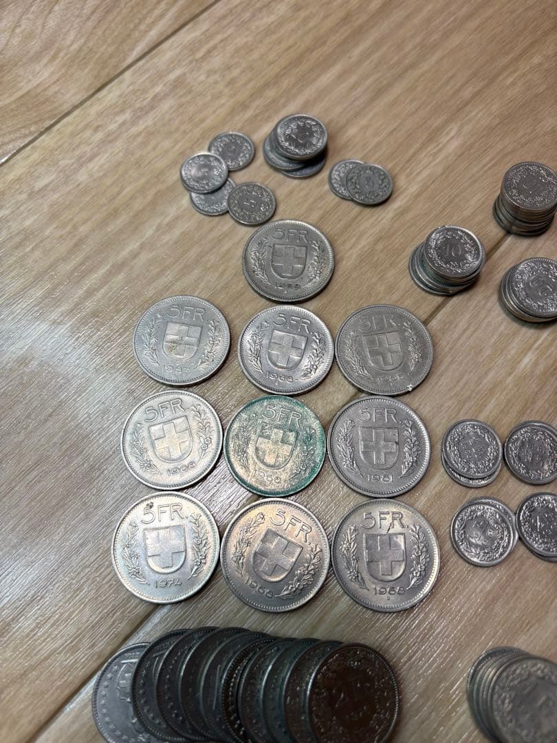 1-30 スイスフラン まとめ 127フラン 外貨 古銭