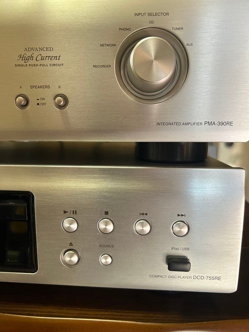 DENON アンプPMA-390AE CDプレーヤーDCD-755RE セット