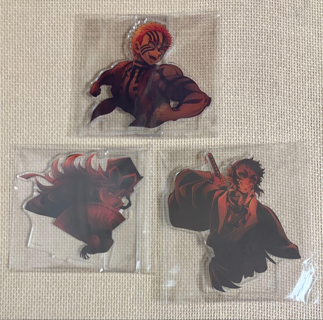 鬼滅の刃 猗窩座 童磨 獪岳 キービジュアル ランダム アクリルスタンド