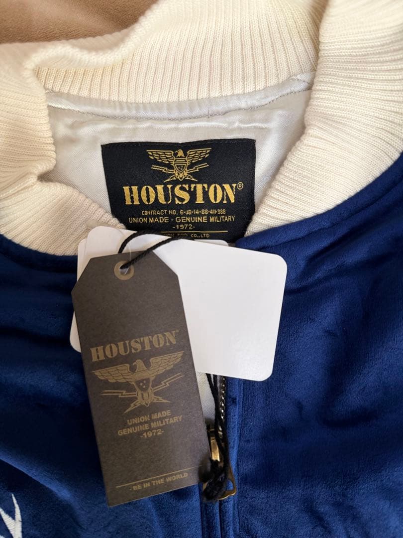 未使用 vintage 別珍 HOUSTON 鹿 龍 日本限定 スカジャン - メルカリ