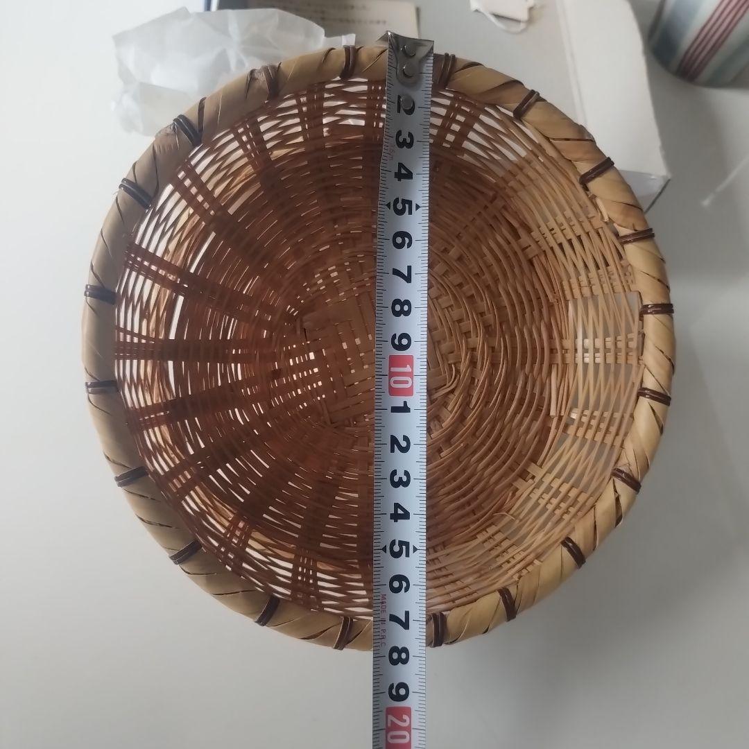 毛利健一 竹製バスケットセット（丸型・長方形）