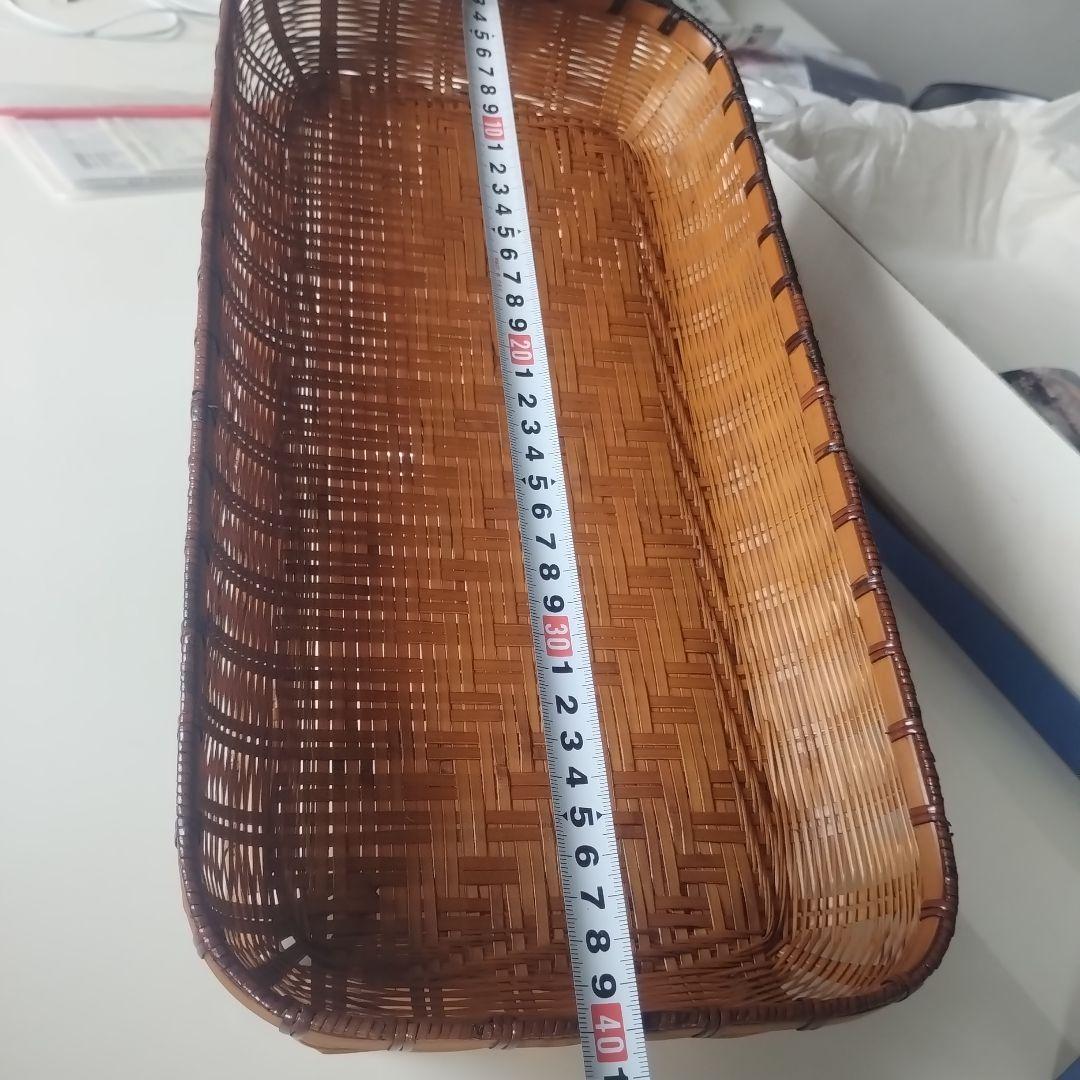 毛利健一 竹製バスケットセット（丸型・長方形）