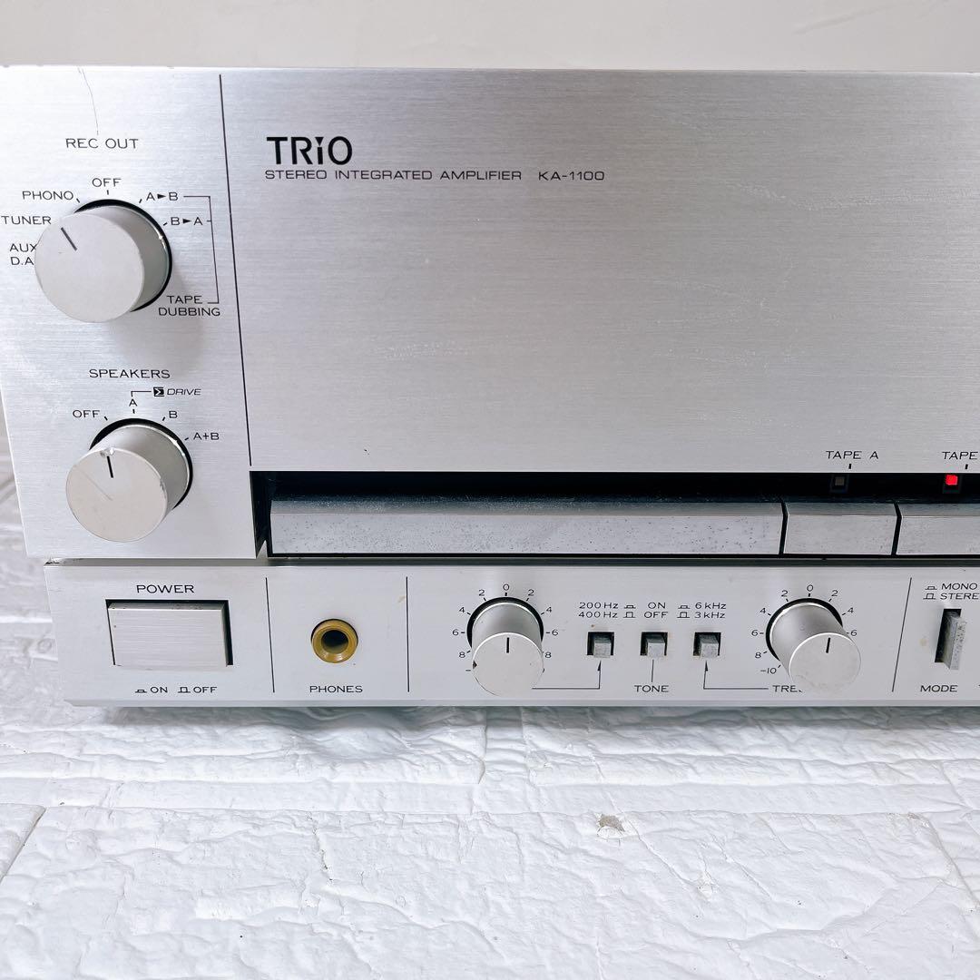TRIO KA-1100 プリメインアンプ 通電確認済み 現状品