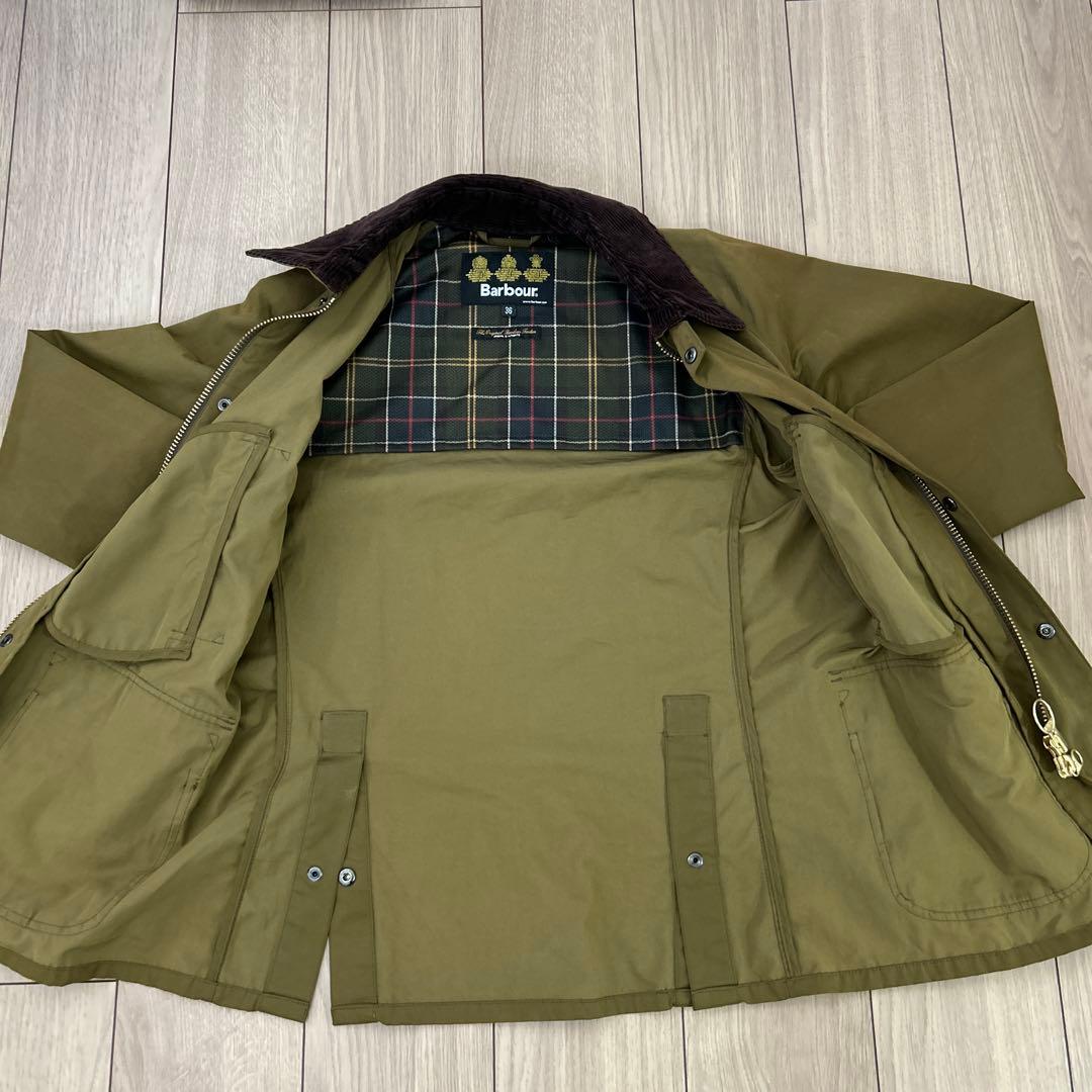 Barbour オリーブグリーンジャケット 36 - メルカリ