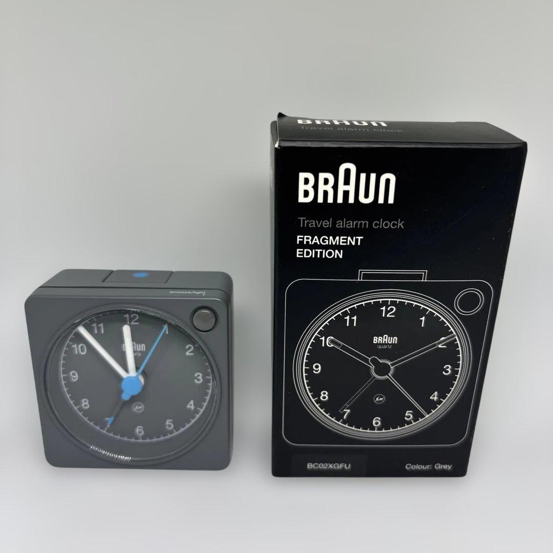 BRAUN Travel alarm clock FRAGMENT コラボ時計 - メルカリ