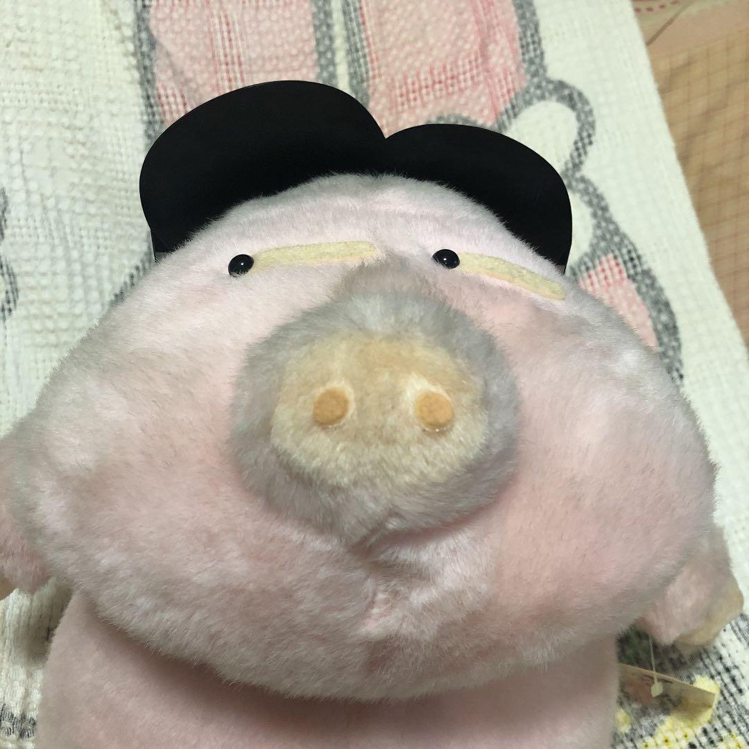 昭和レトロ SANYEI 所ジョージ TOKORO'S ブタ ぬいぐるみ - メルカリ