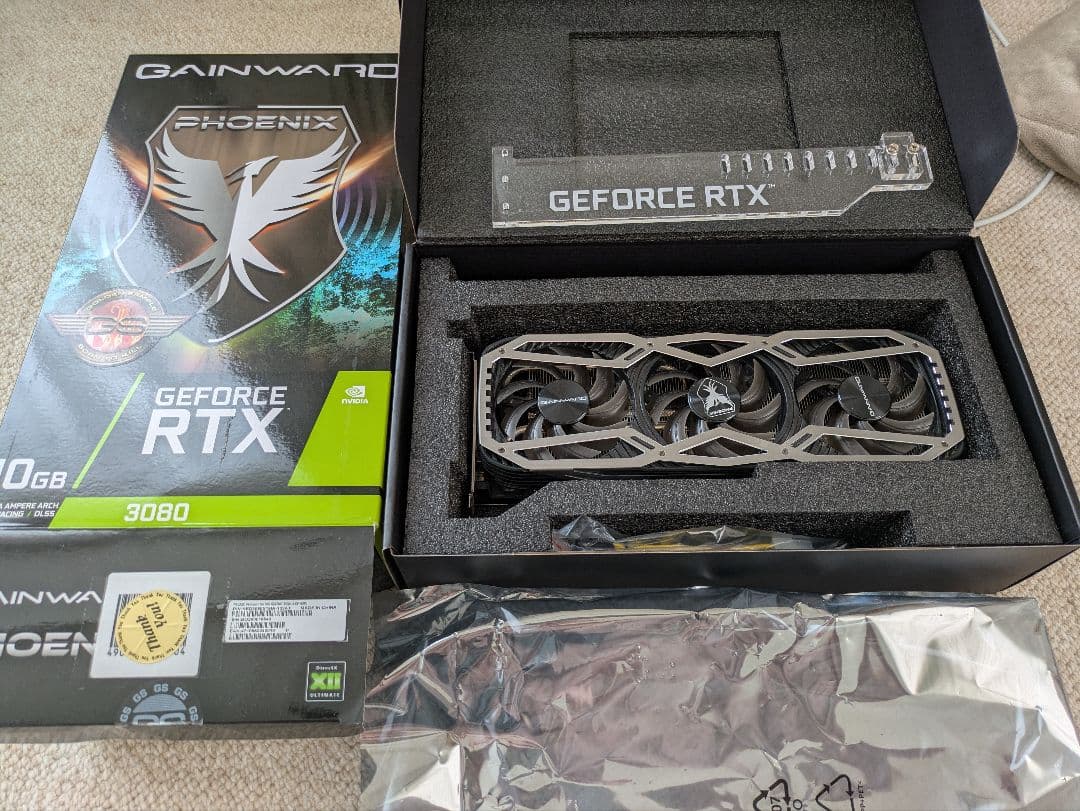 グラフィックボード・グラボ・ビデオカード GAINWARD PHOENIX GEFORCE RTX 3080 10GB