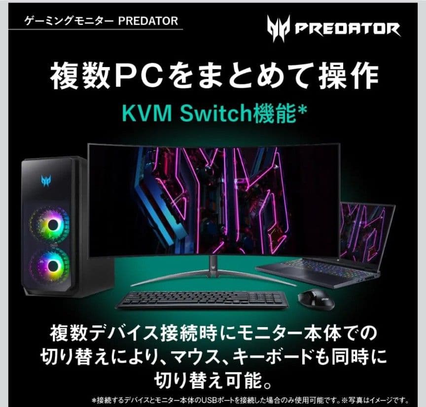 【中古】Acer Predator 44.5インチ OLED モニター
