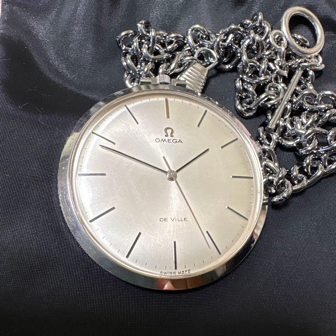 OMEGA DE VILLE オメガデビル 懐中時計 手巻き 稼働品 - メルカリ