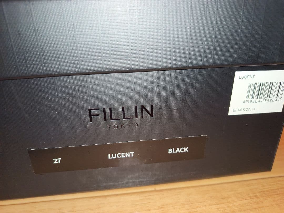 【極美品】FILLIN フィルイン LUCENT ブラック 27.0cm