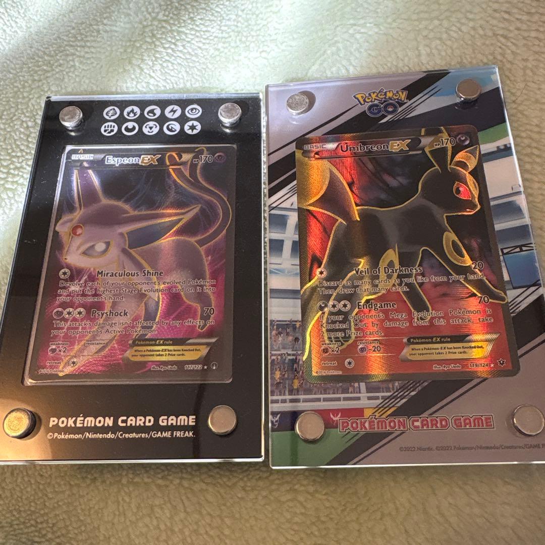 B*i様 ブラッキーEX エーフィEX海外版 ポケカ海外】 売り切れとなっていた英語版プロモカード「ブラッキーex