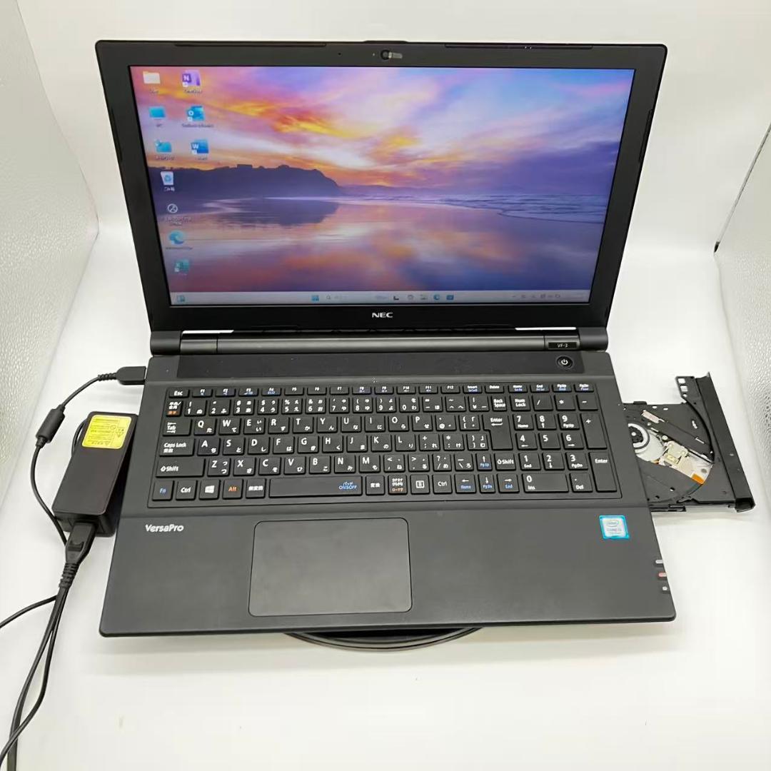 コスパ NEC 15.6型 i3-7020U Office 8×256GB ① NEC NEC VKL24X-4 15.6インチ Core i3 メモリ8GB SSD 256GB Office付き