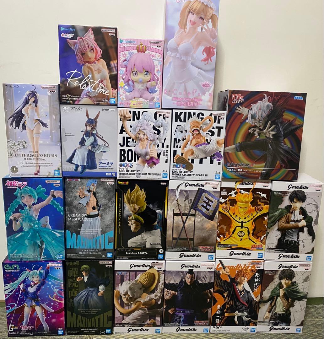 プライズフィギュアまとめ売り ワンピース 初音ミク ナルト BLEACH 美