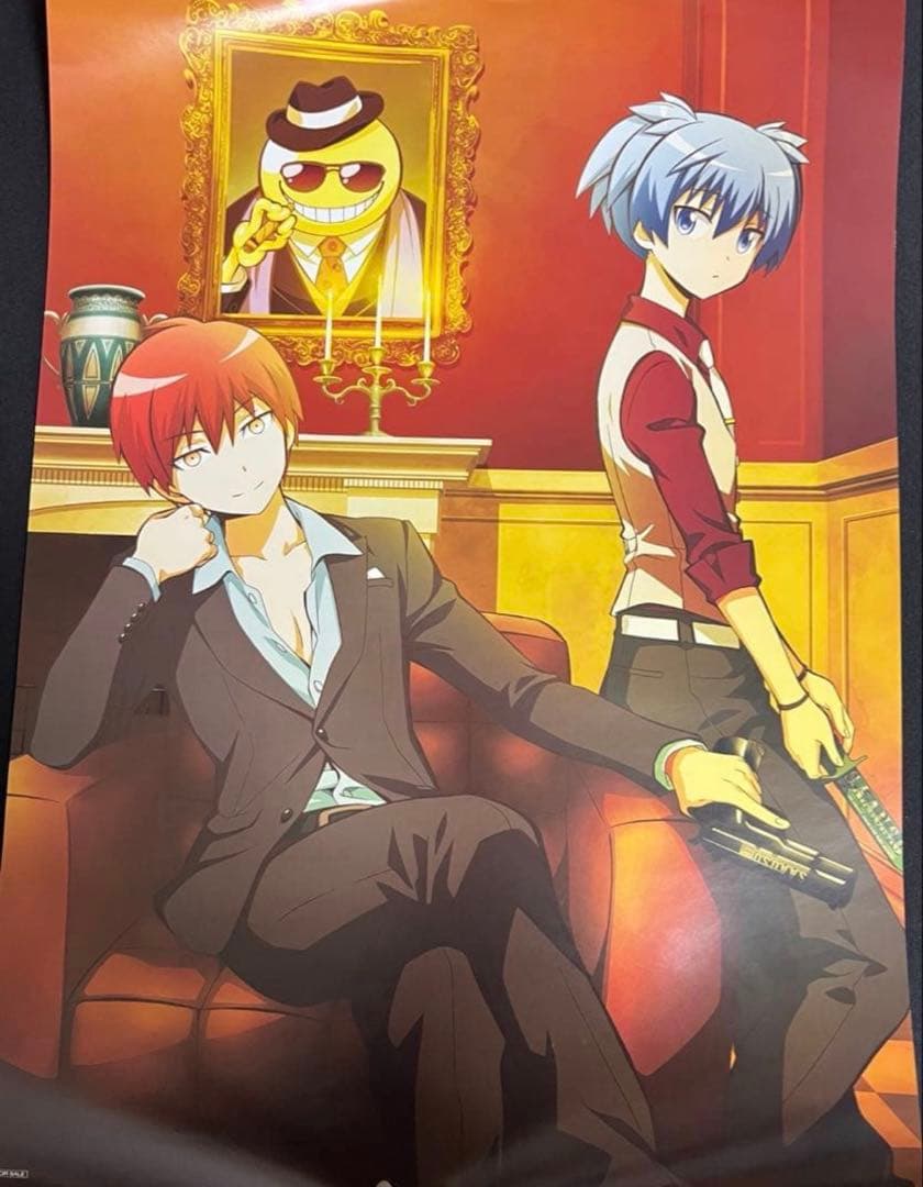 暗殺教室 avex 非売品特典ポスター 赤羽業 潮田渚 殺せんせー - メルカリ