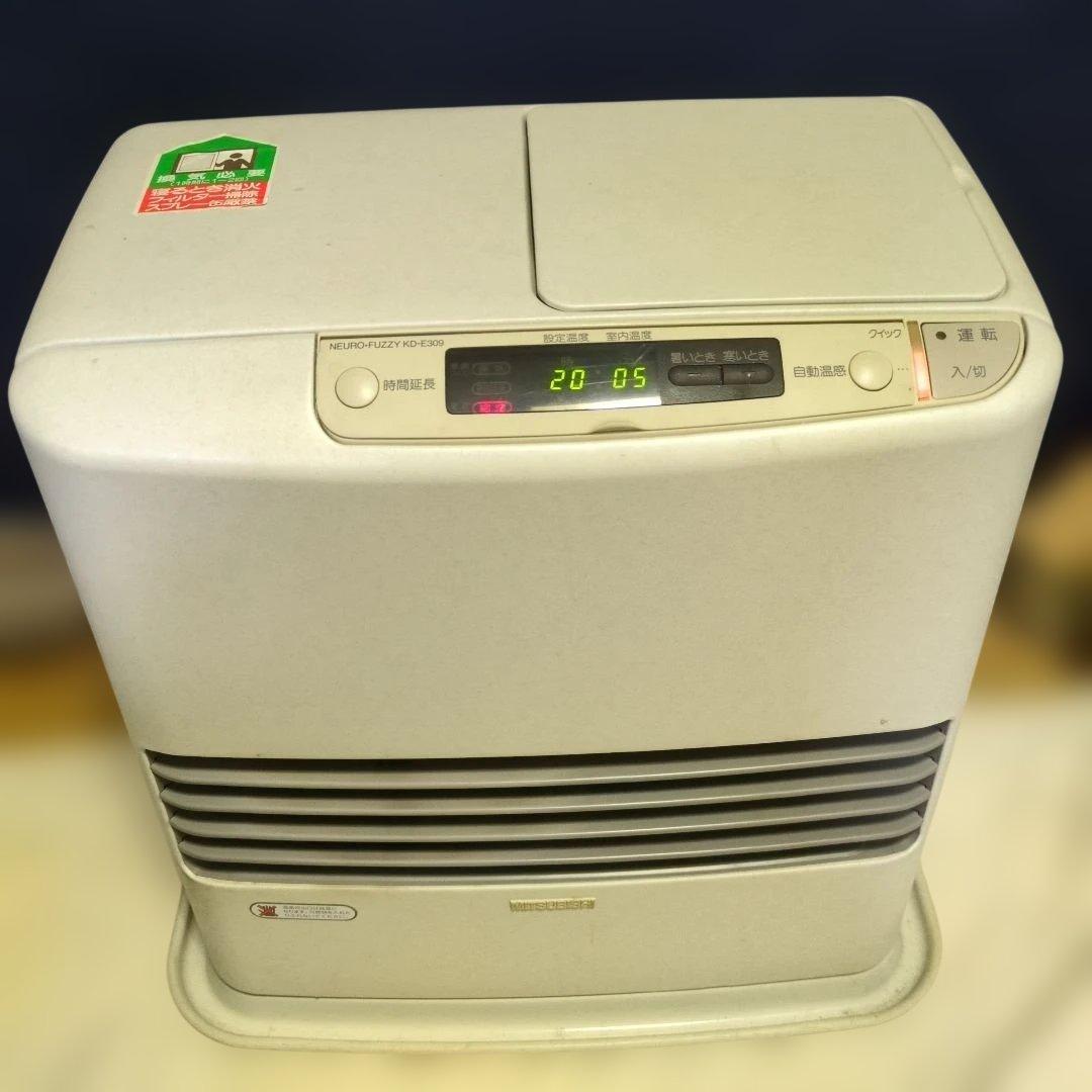 通電確認済み　三菱　MITSUBISHI　石油ファンヒーター　KD-309-W