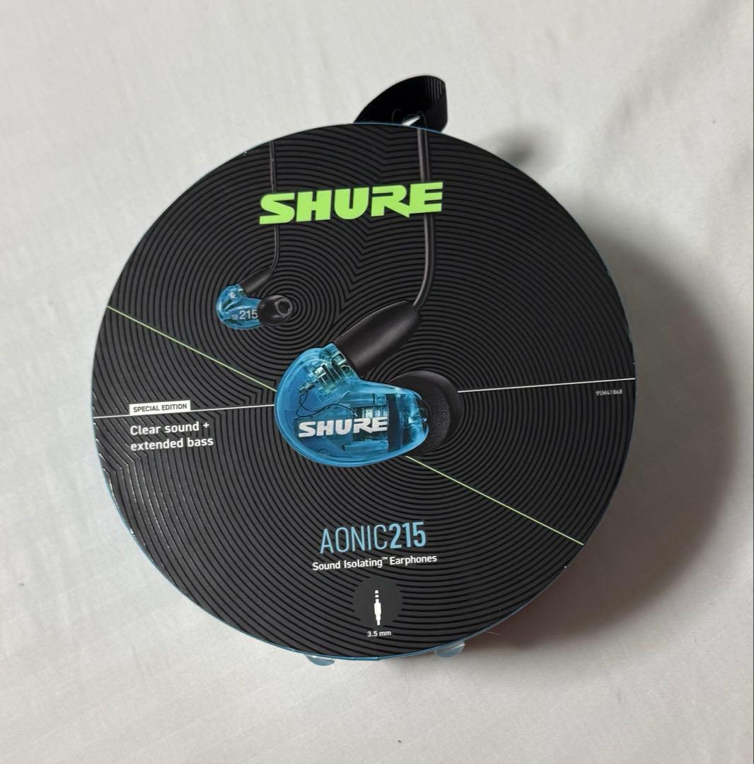 SHURE AONIC215有線イヤホン マイク付き Amazon.co.jp: SHURE シュア イヤホン AONIC 215 有線 マイク付き