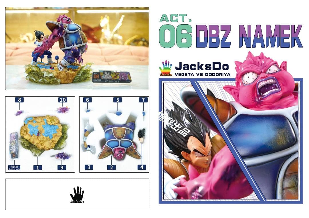 新品未開封『ドラコンボール』 ベジータ＊ドドリア ガレージキット