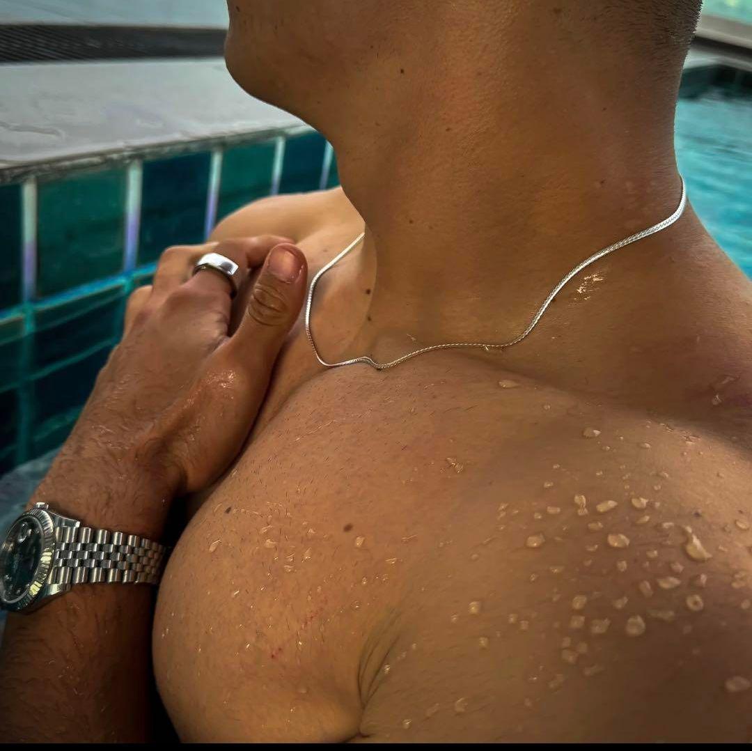 DIFFERENT シルバーチェーンネックレス53センチ ジョージメンズコーチ