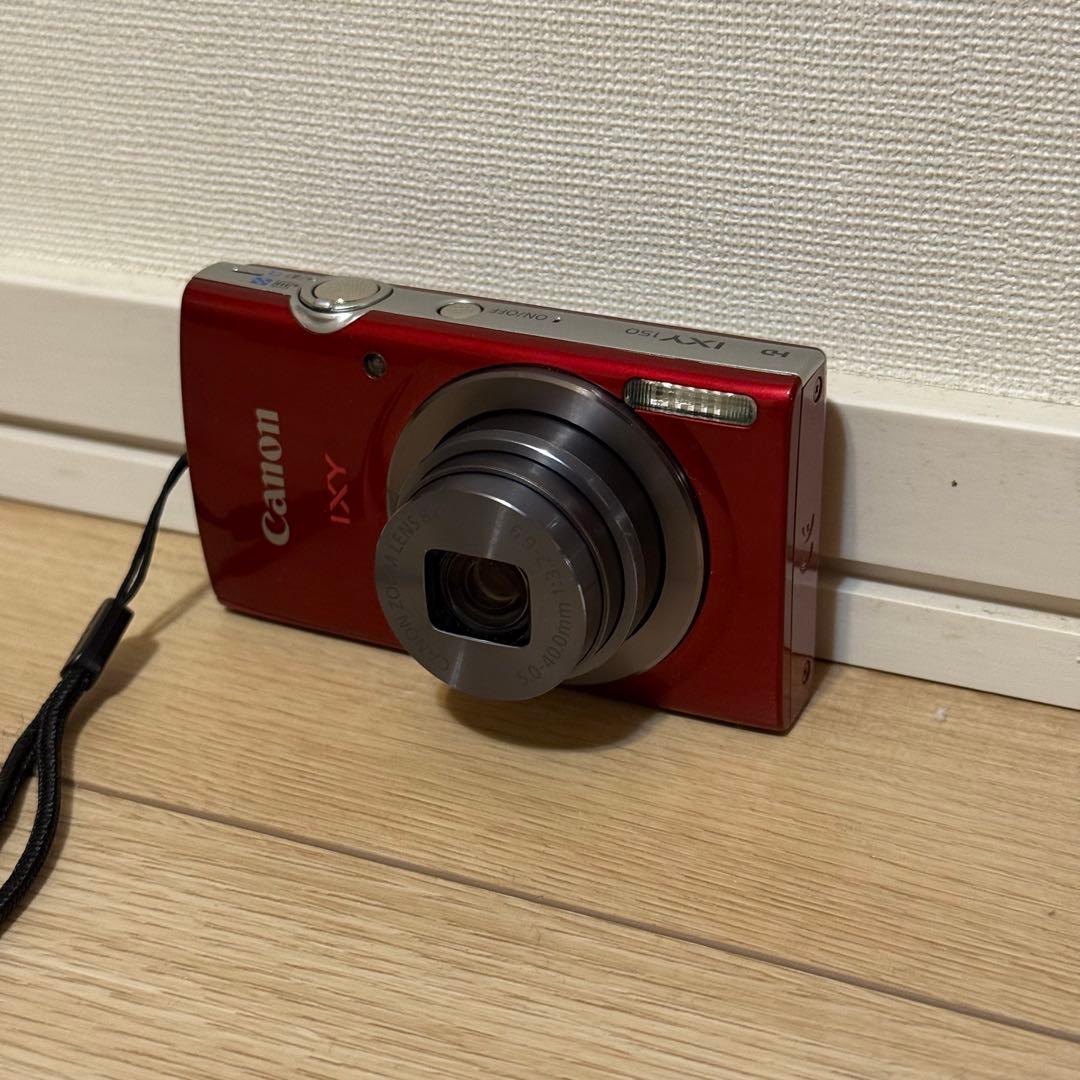 Canon キャノン IXY150 コンパクトデジタルカメラ レッド
