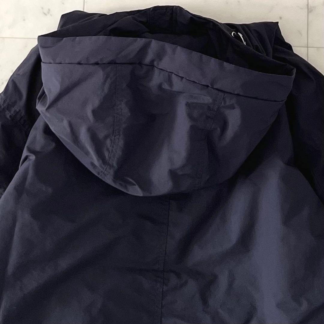 定価6,6万＊ロフトラボ フーデッドミドルダウンジャケット JEAN-2 紺