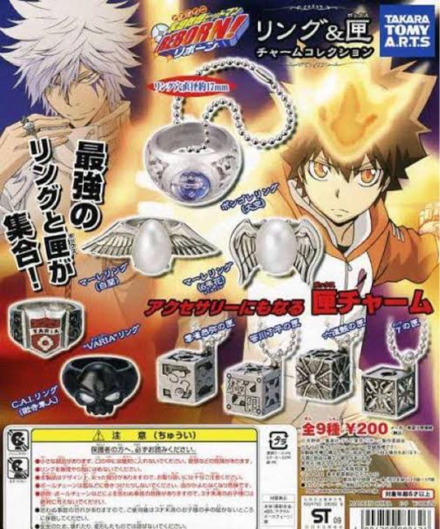 家庭教師ヒットマンREBORN! リング＆匣チャームコレクション ボンゴレ