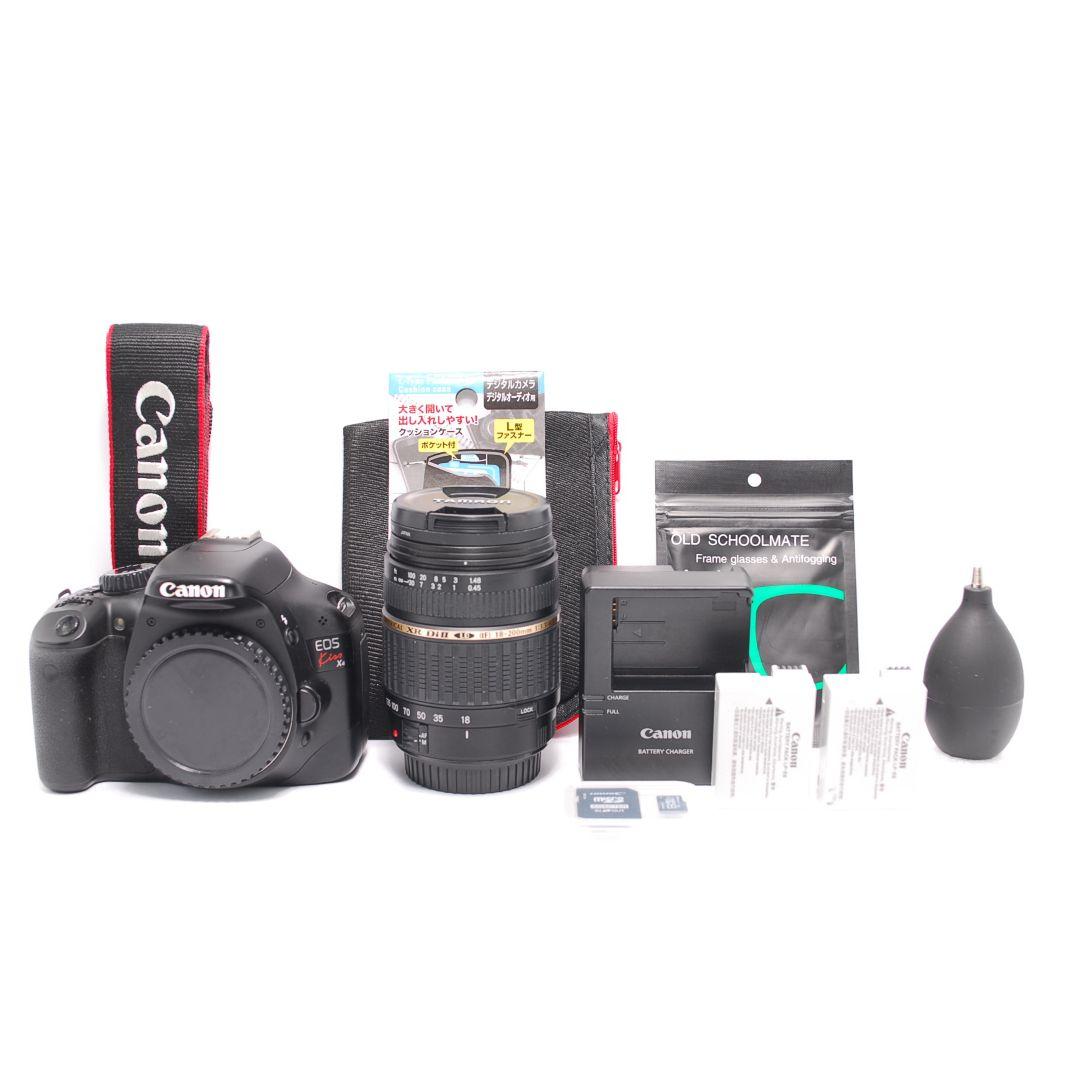 ❤即購入1000円OFF❤Canon Kiss X4 万能レンズ バッテリ2個