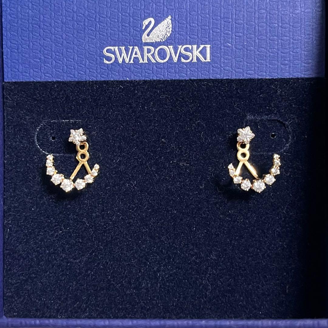 スワロフスキー ピアス MOONSUN 月 星 ゴールド 正規品 極美品 - メルカリ