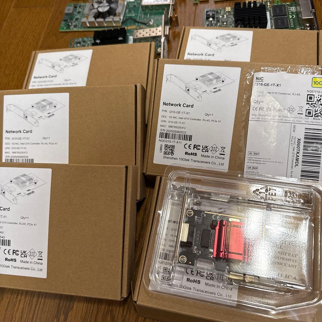 【ネットワーク】10GbE NIC/SFP+/光モジュール/スイッチ/ルーター