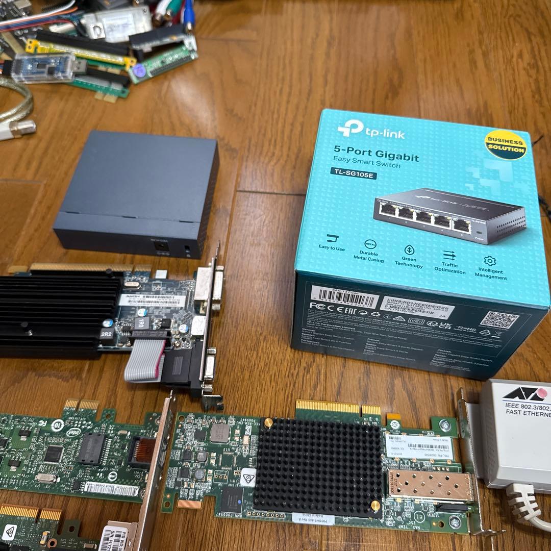 【ネットワーク】10GbE NIC/SFP+/光モジュール/スイッチ/ルーター