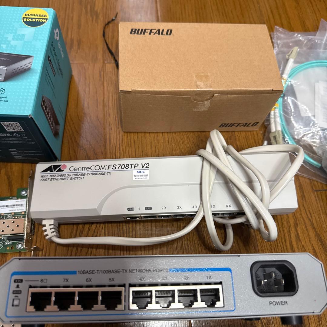 【ネットワーク】10GbE NIC/SFP+/光モジュール/スイッチ/ルーター