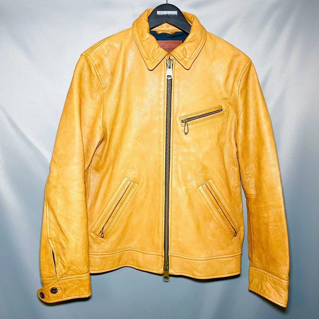 ジャックローズ シングルライダースジャケット レザージャケット 山羊