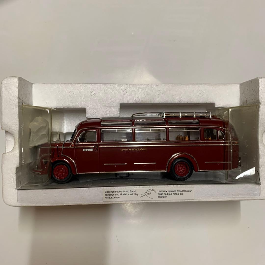 ミニチャンプス 1／43 メルセデスベンツ O3500 バス ドイツ連邦鉄道