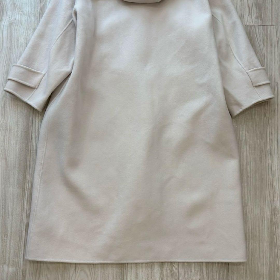 美品】UNITED ARROWS ダブルフェイス ダッフルコート オフホワイト