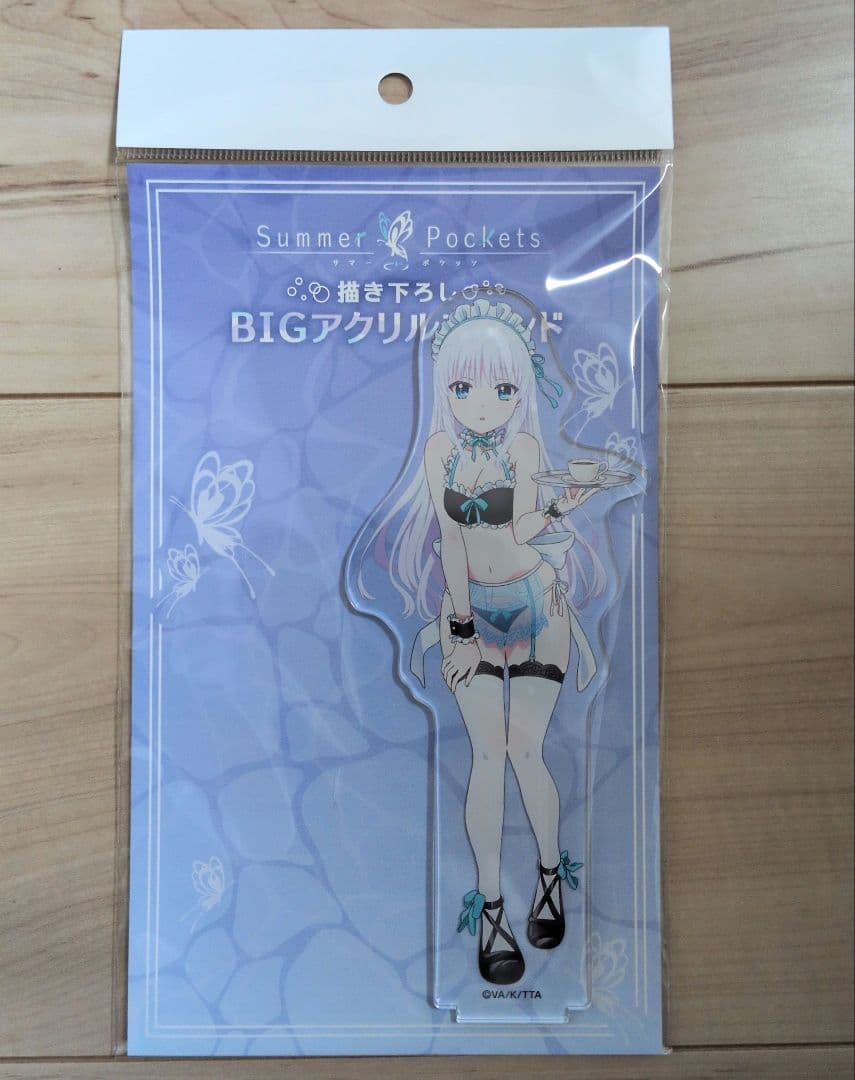 Summer Pockets 鳴瀬しろは アクリルスタンド 水着メイド サマポケ