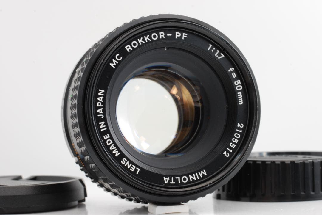 ＊整備済 完動品 ミノルタ MC ROKKOR-PF 50mm f/1.7 銘玉