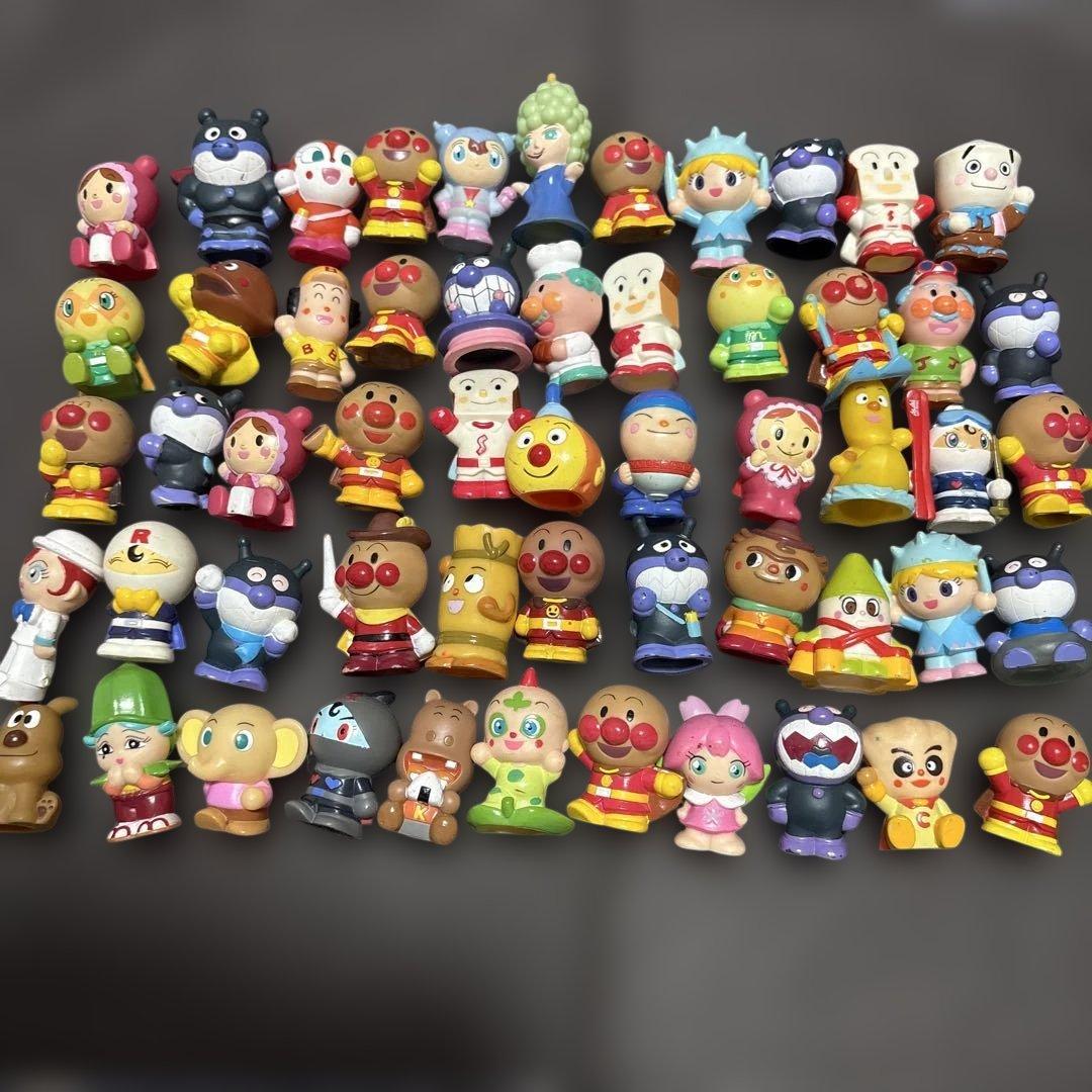 やなせたかし アンパンマン バイキンマン ドキンちゃん 指人形 55体