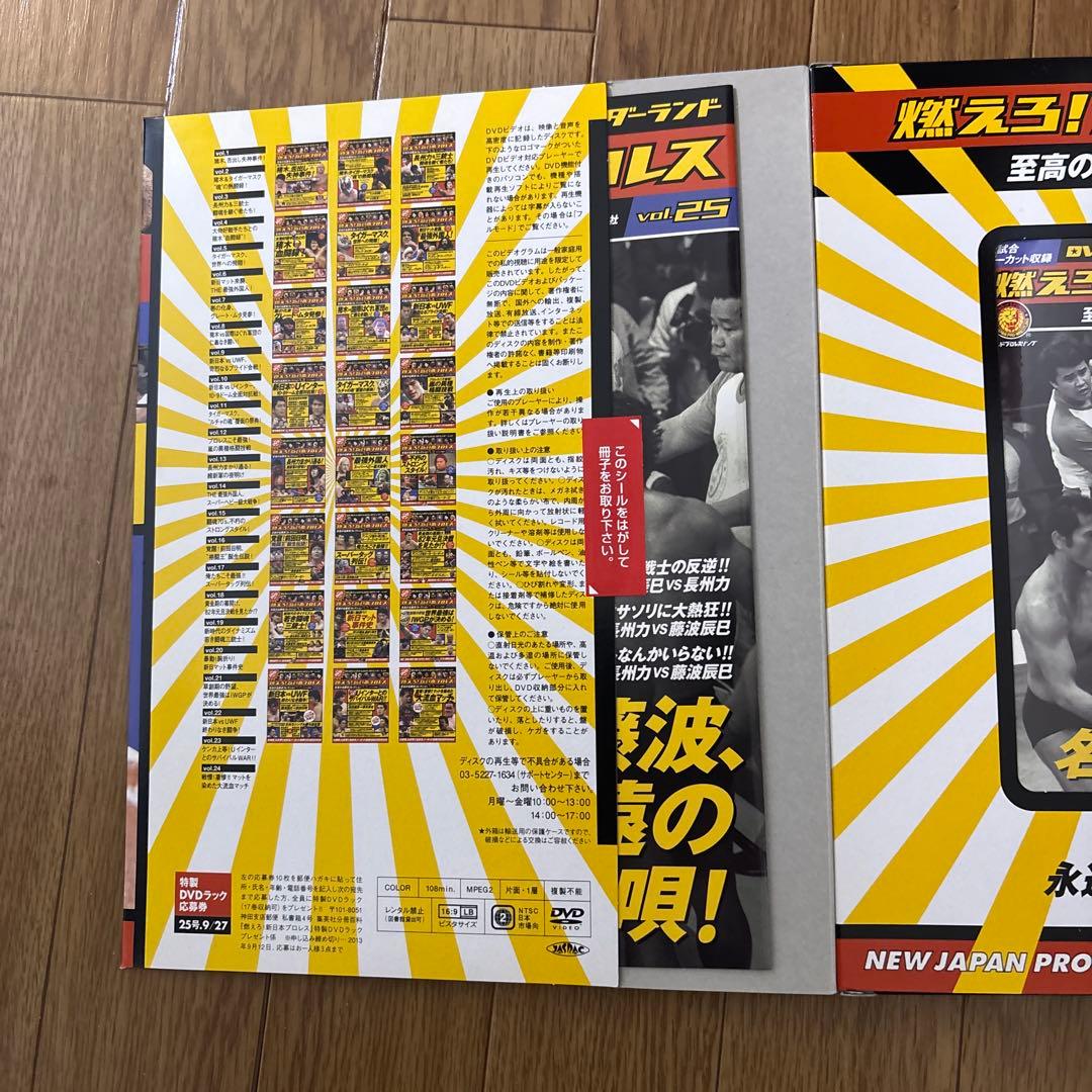 燃えろ！新日本プロレス vol.25 DVD付 長州vs藤波 名勝負コレクション