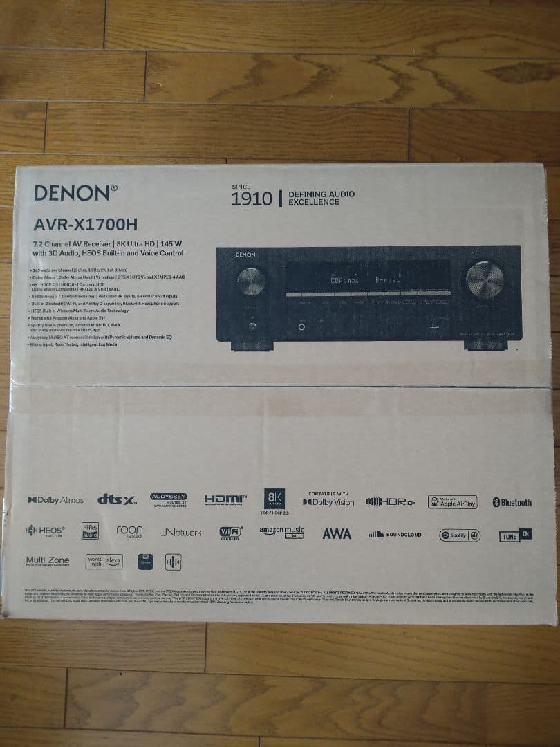 新品　DENON AVR-X1700H デノン