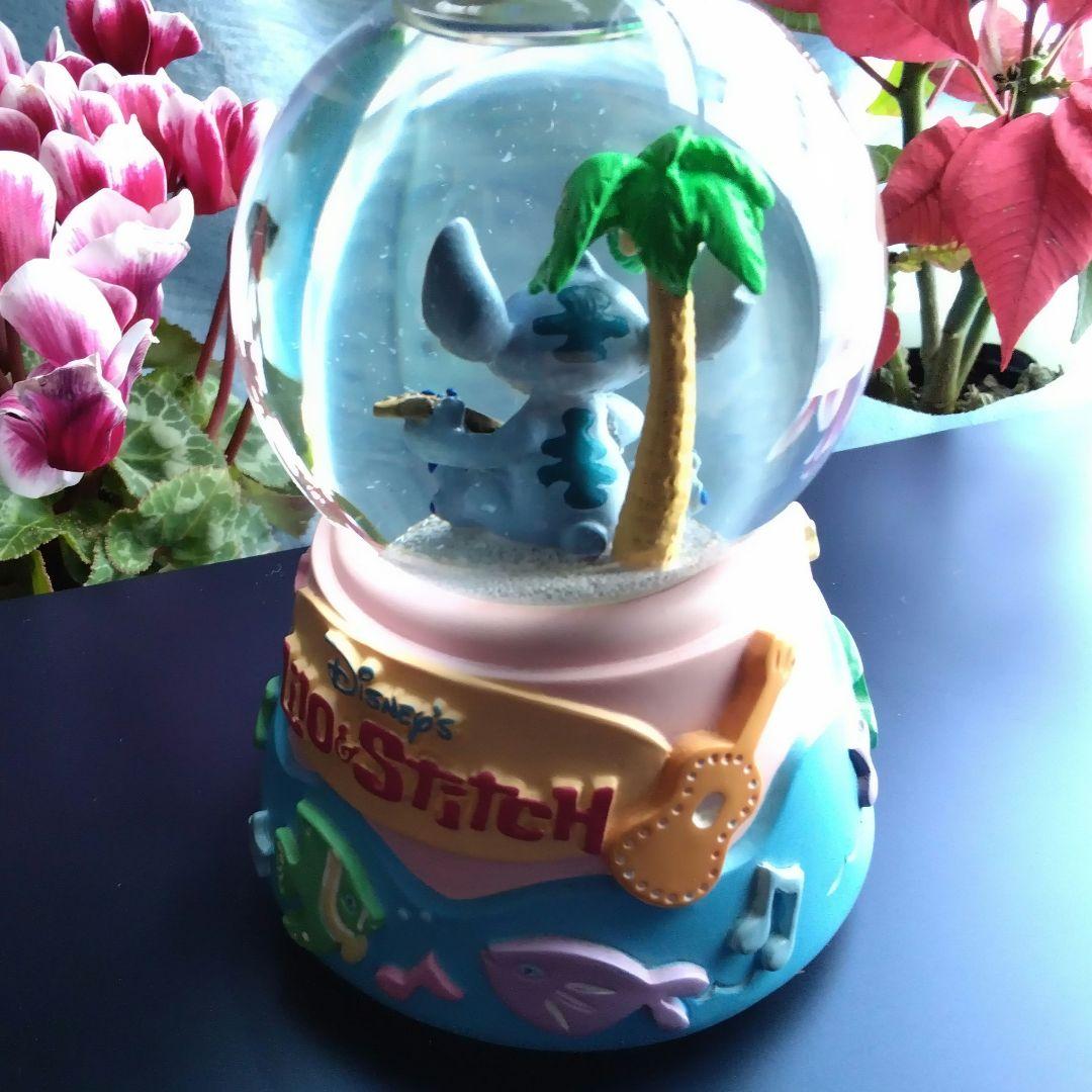 スティッチ スノードーム オルゴール - メルカリ