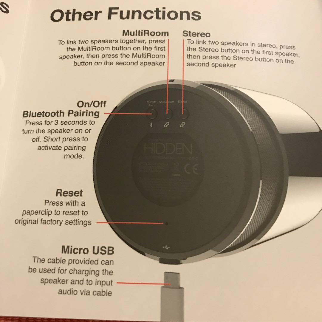 Bluetoothスピーカー（HIDDENRADIO）