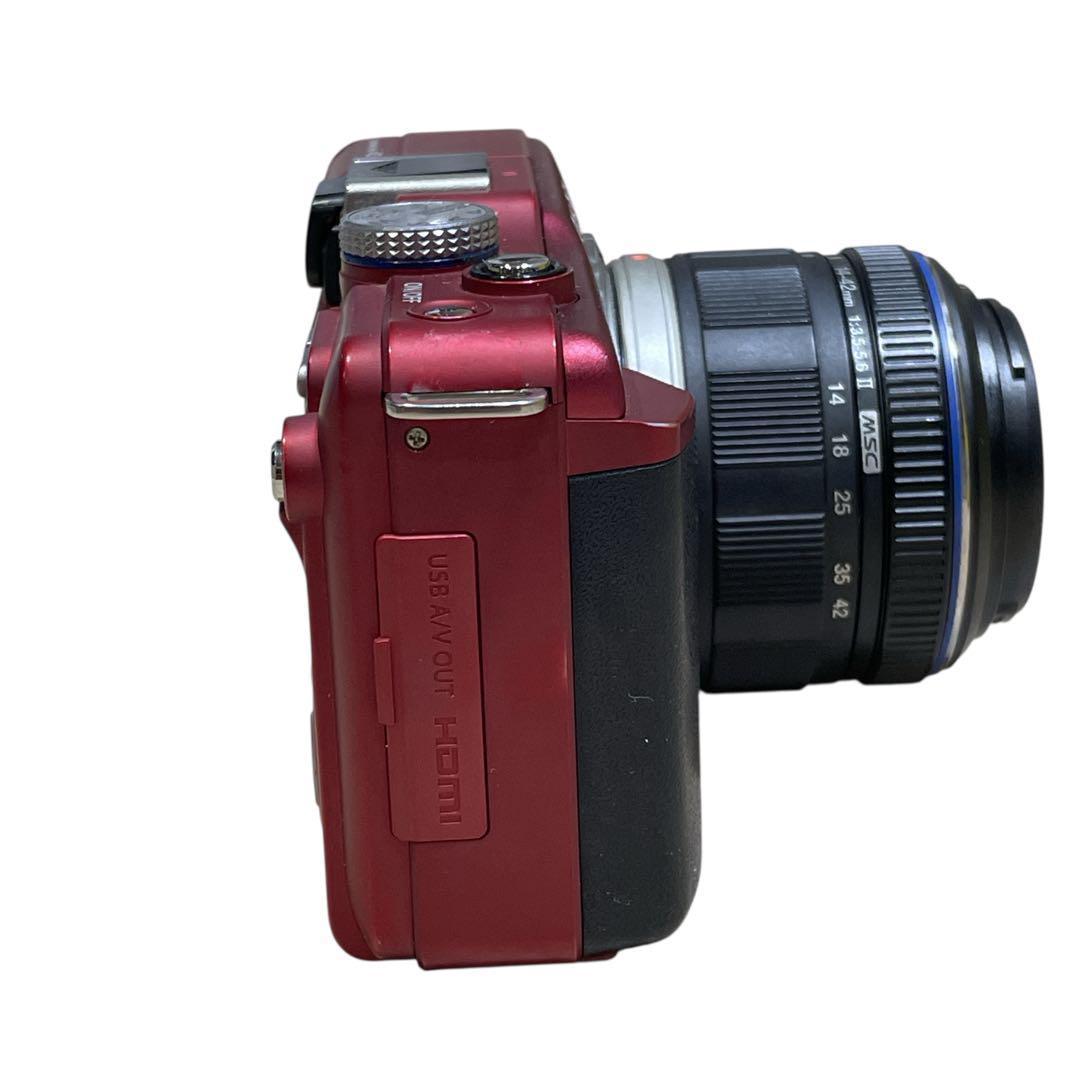 人気カラー OLYMPUS PEN Lite E-PL1 ミラーレス一眼