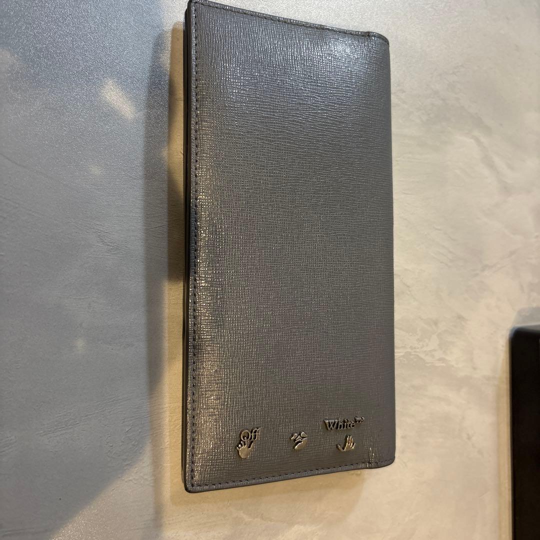 Off-White グレー 長財布 Off-White - OFF-WHITE オフホワイト 長財布の通販 by BRINGラクマ店